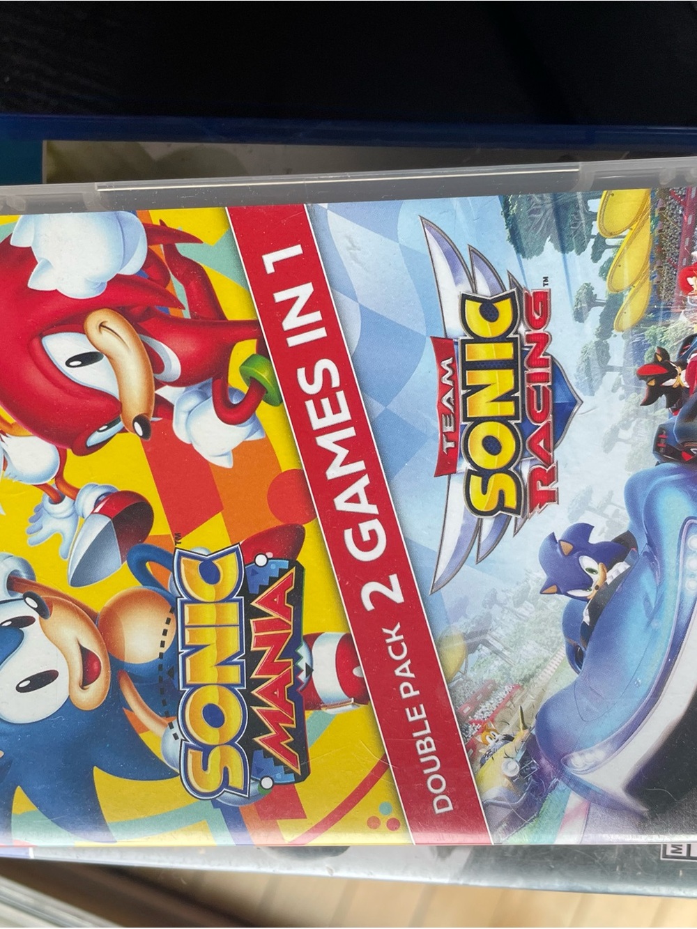 Sonic Mania & Team Sonic Racing Double Pack - SEGA - Blue/Red